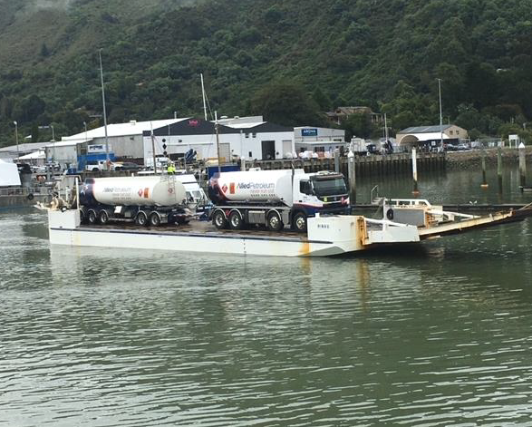 Chris Ruffell Fuel into Kenepuru Sound