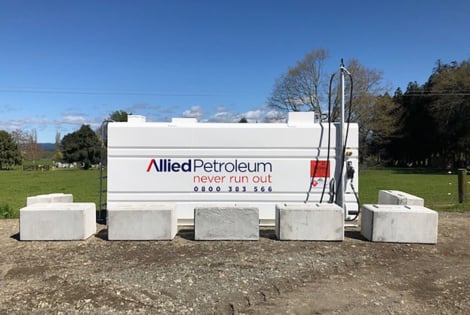 Allied stationary fuel tank